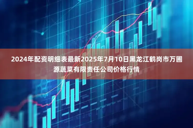 2024年配资明细表最新2025年7月10日黑龙江鹤岗市万圃源蔬菜有限责任公司价格行情